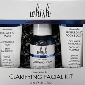 Whish Blue Matcha Clarifying Facial Kit